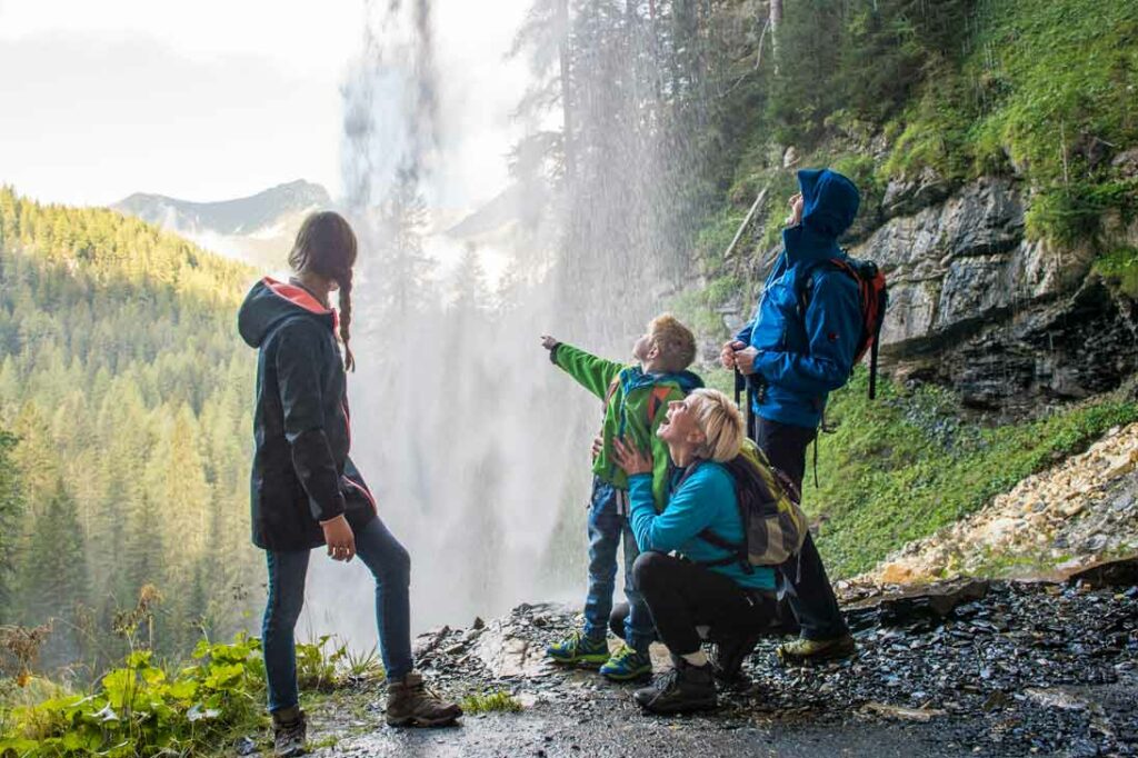 Wasserfall hautnah